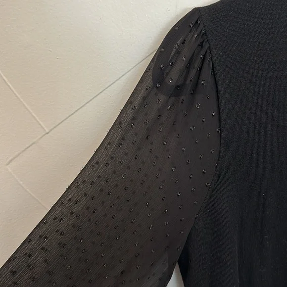 Loft sweater with sheer sleeves - Picture 2 of 6